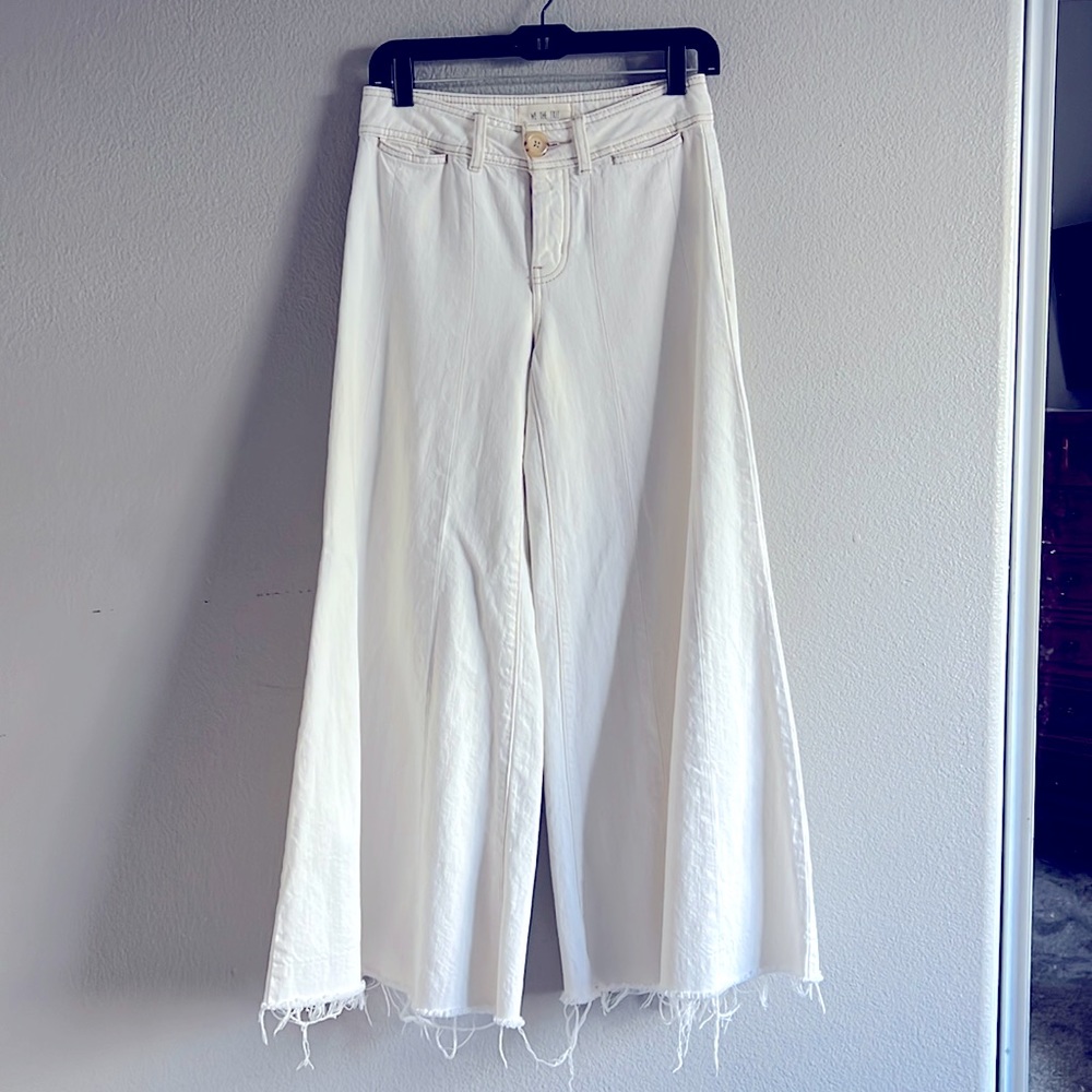 We The Free extreme flared button up jeans size 24